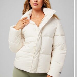Fabletics Essential Puffer in Bone